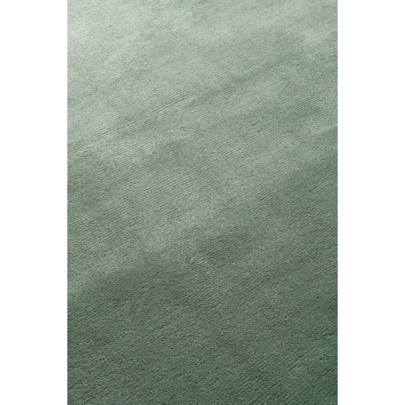 Farrow & Ball Plain Wool Kent Green Area Rug, Rectangle 9' x 12'