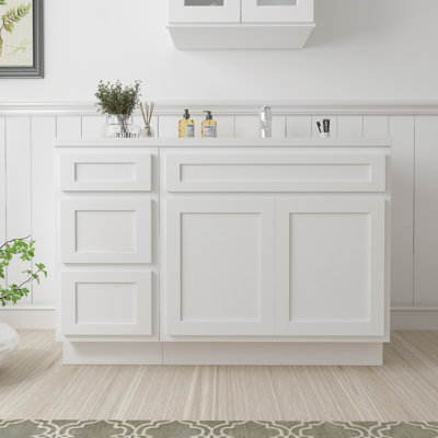 Base de meuble-lavabo simple 51 po seulement