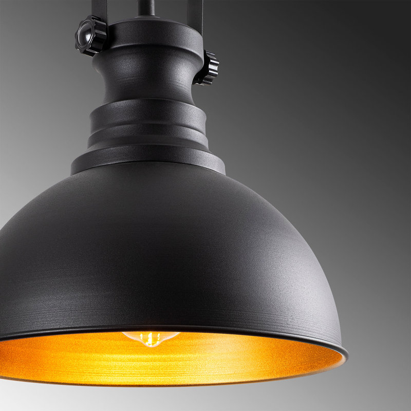 Luminaire suspendu en forme de dôme à 1 lumière Lakeside