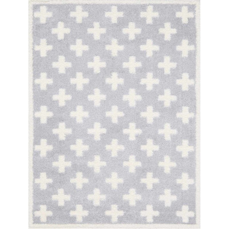 Geometric Indoor Rug, Rectangle 7'10" x 10'