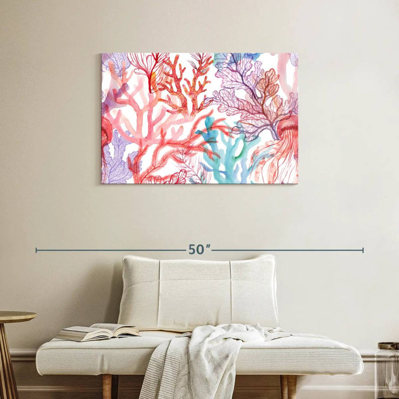 Corals, 24" H x 36" W