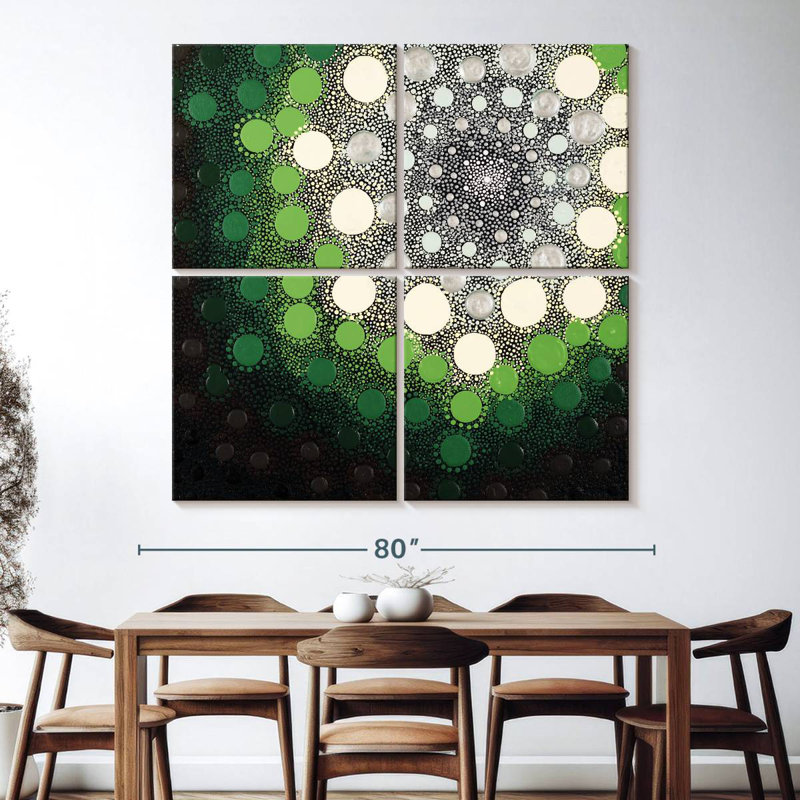 Earth Tone I, 74" H x 74" W