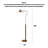 Minimalist Cantilever Reading Floor Lamp