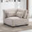 Icelyn 3 - Piece Modern and Soft Upholstered Corner Sectional with 6 Throw Pillows