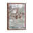 Classic Brown Wood Floater Framed