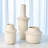 Fladis Vase-Matte Cream Marble-Tall