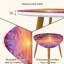 Ensemble de 2 tables basses gigognes Triangle