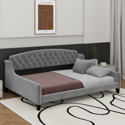 Modern Luxury Tufted Button Daybed