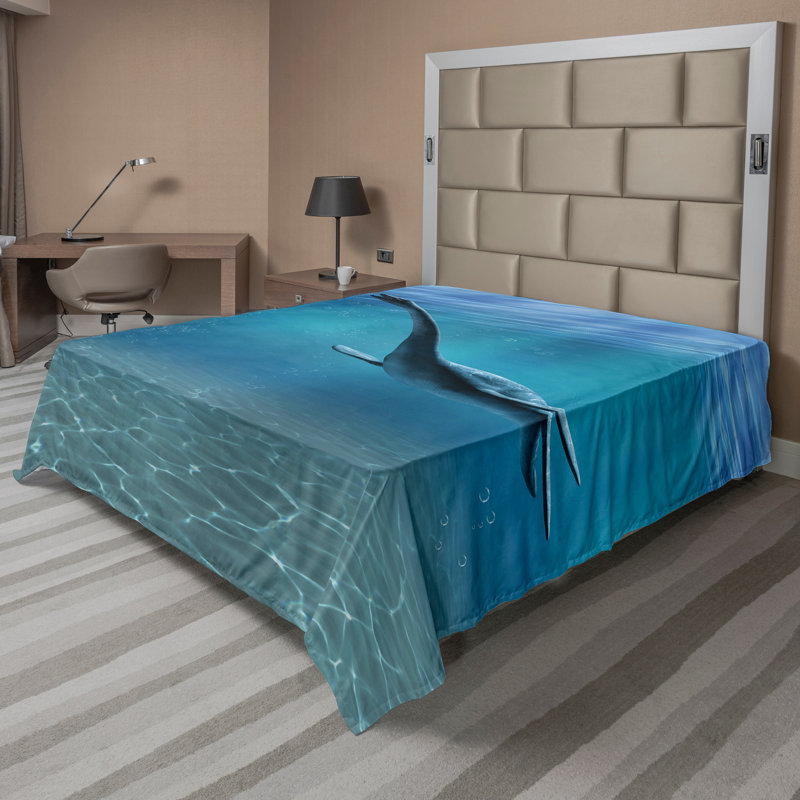 Drap de bleu aquatique Ambesonne