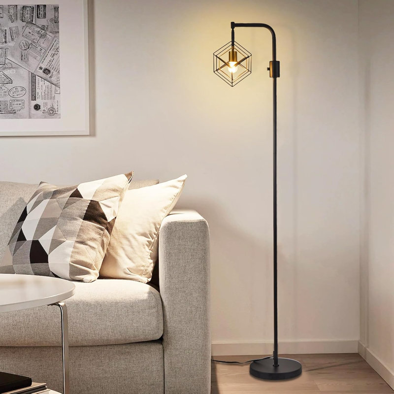 Rustic Style Standing High Platform Lamp
