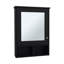 Pharmacie H 29 po, avec 5 tablettes, 1 porte et 1 miroir-1594428727
