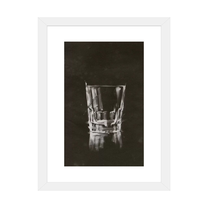 "Crystal Bar VI" par Ethan Harper, reproduction d’art, H 32 po x l 24 po x P 1 po, Papier encadré blanc, Blanc