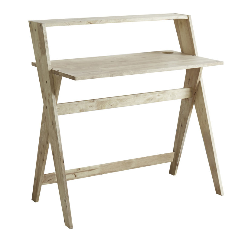 Bureau avec rehausse, Naturel