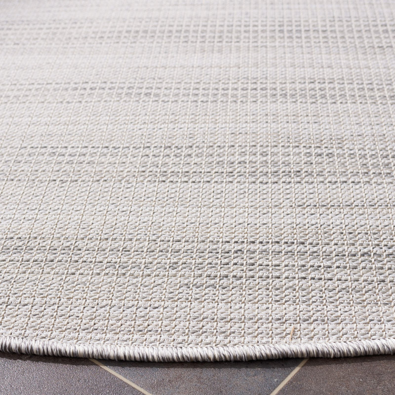Tapis d'intérieur / extérieur Jennaly Performance, Rond 6 pi 5 po