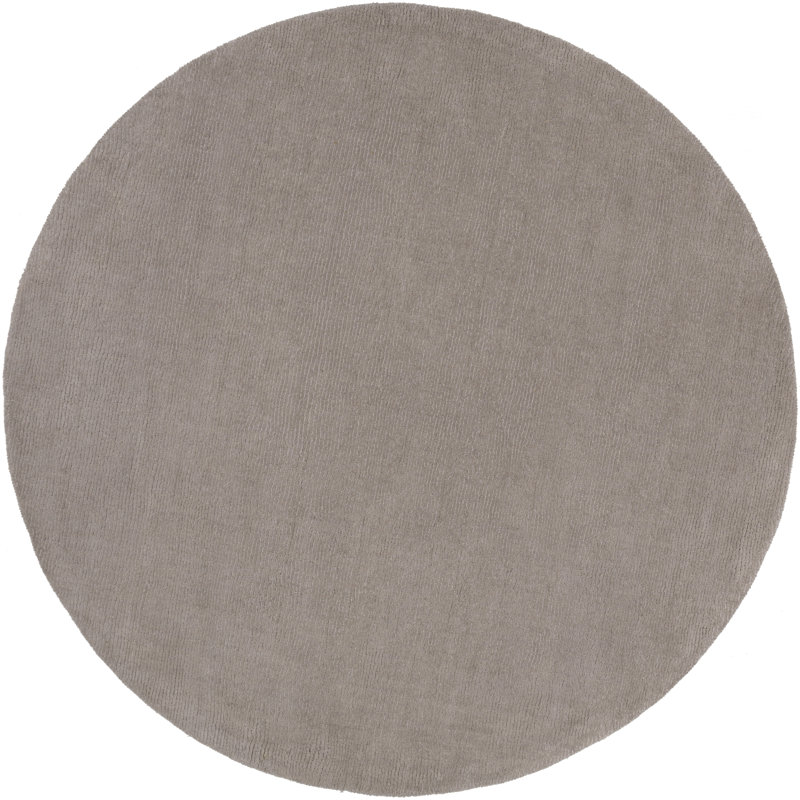Tapis en laine tissé à la main Crowe, Rond 6 pi