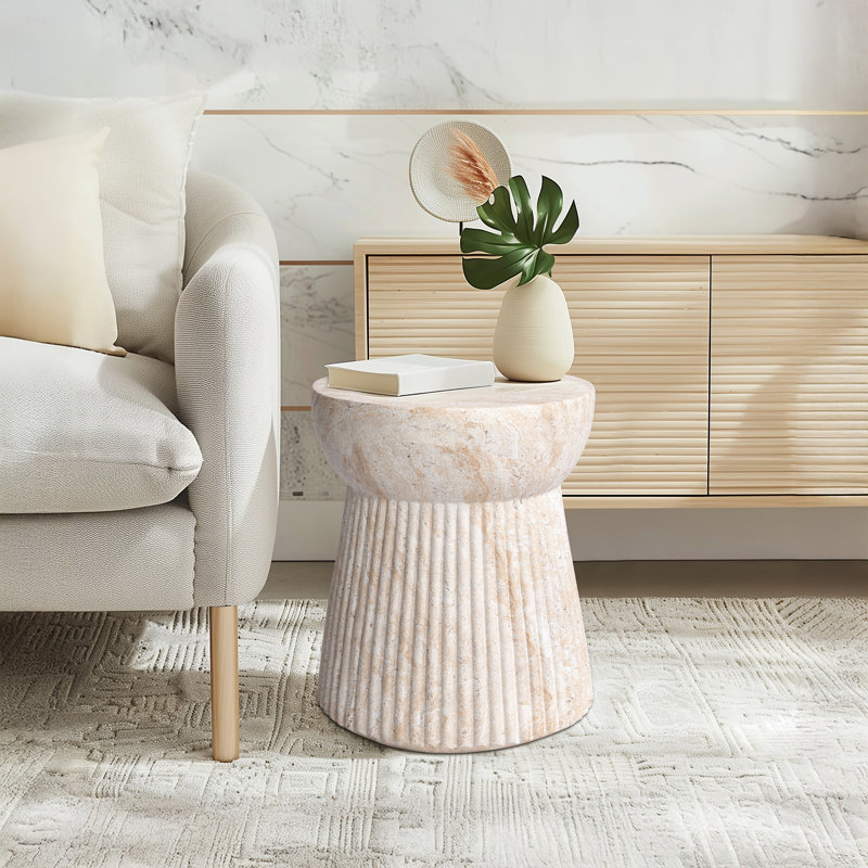 Table d'appoint FlG Travertine