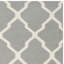 Rodgers Hand Woven Flat Weave Wool/Cotton Geometric Rug in Grey-804599627