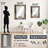 Rustic Barnwood Weathered Tones - vintage  Decorative Mirror, Vintage Wall Mirror, Printed Metal Art-895248081