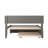 Daurice Solid Wood Platform Bed with Footboard & Full Roll Out Trundle-1217918286
