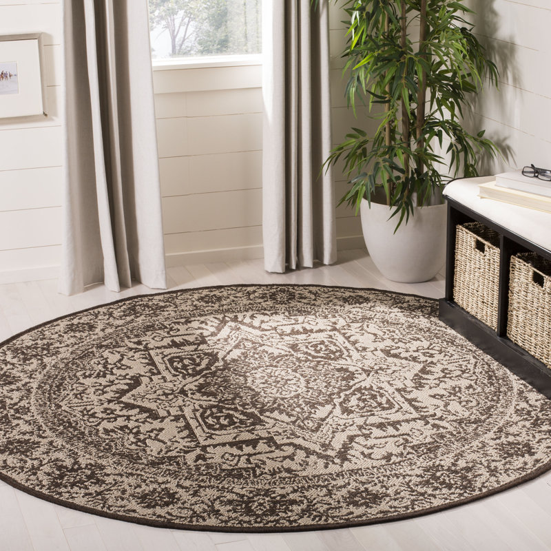 Tapis oriental Allie Performance, Rond 6 pi 7 po