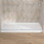 Plateau de douche rectangulaire 60 po x l 32 po en acrylique blanc alcôve avec seuil de douche-107814663