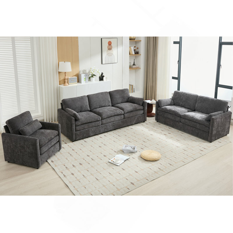 Canapé rembourré surdimensionné Comfy Cloud Canapé, Gris