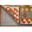 Tapis oriental en laine réversible kilim 5 x 7