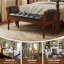 Banc de repose-pieds Westcliffe Mid-Century-1768035773