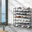 7 Tier Adjustable Fabric Shoe Rack Storage Organizer Stackable Shoe Shelf