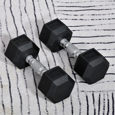 Rubber Dumbbell