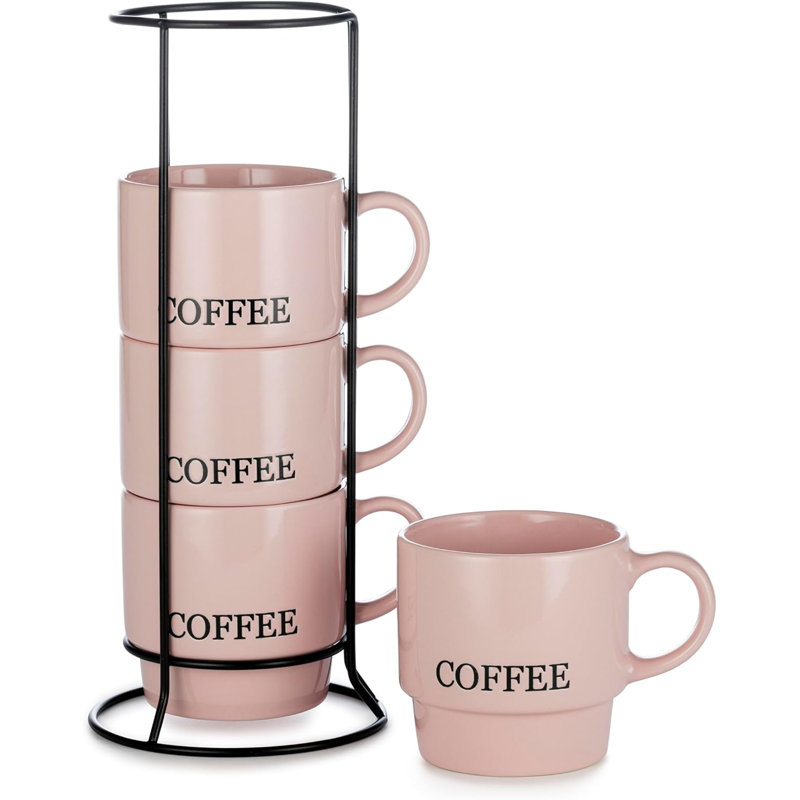 Grande tasse rose «Coffee»