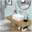 Lavabo de salle de bain rectangulaire en céramique blanche 19 "X15"