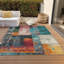 Tapis bleu sarcelle lavable à la machine intérieur / extérieur Xhevrie-202026775