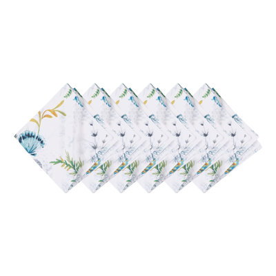 Marlowe Sound Cotton Napkin Machine Washable Set of 6