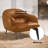 Modern Cognac Leather Chair