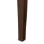 Table d'appoint, 2 niveaux, table de bout, table d'appoint, ronde, table de chevet, chambre à coucher, lampe, placage brun, transitionnel