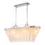 Luminaire suspendu pour îlot de cuisine en cristal 8 lumières Khennedi