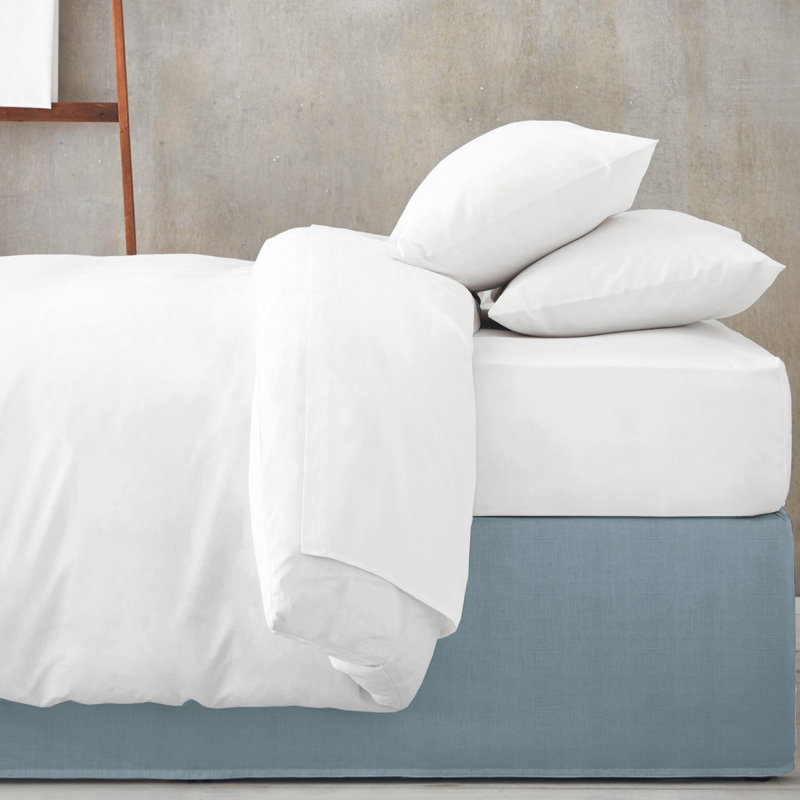 Jupe de lit Elsie, Bleuet des champs, Double