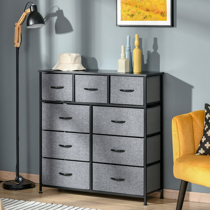 Falkmar 100cm W 9 - Drawer Chest of Drawers