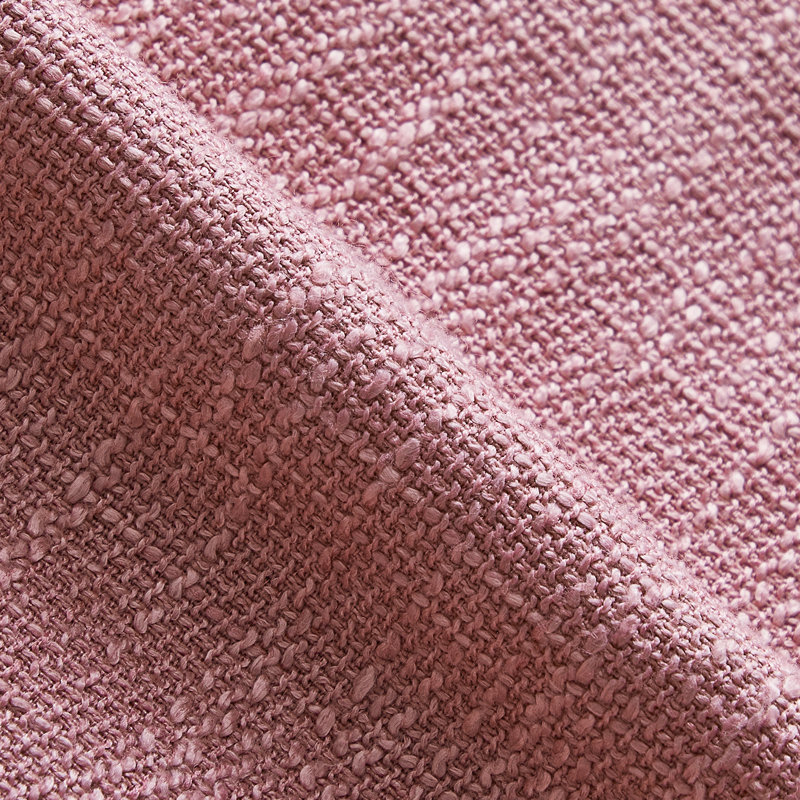 Ensemble de 2 taies d'oreiller carrées Linen Texture, 20 po x 20 po, Rose
