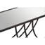 Hesham 101cm Glass Top Console Table