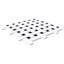 Carreau de mosaïque de plancher et de mur en porcelaine mate Ada 12 po x 12 po Ada