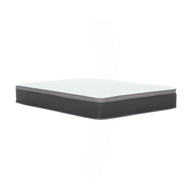 Pocket Spring Mattress Bed In A Box, Soft Euro Top Gel Memory Foam Mattress