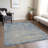 Machine Washable Indoor/Outdoor Xhevrie Navy Rug-287133681