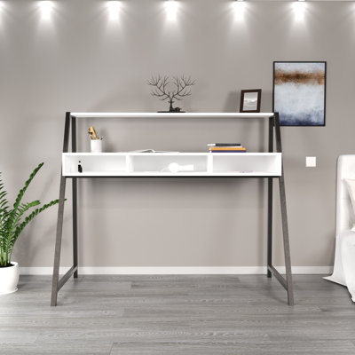 Aliona Metal Base Writing Desk