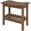 Banc de rangement, banc de coussin antidérapant pour l'intérieur et l'extérieur, tabouret de douche imperméable avec poignée-1970535586
