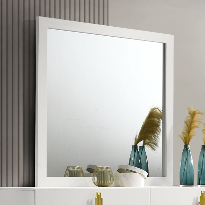 Commode 6 tiroirs avec miroir Bannasch