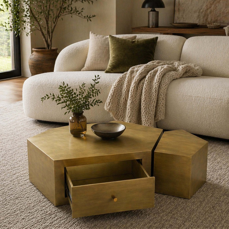 Ensemble de 2 tables gigognes Modern Modern
