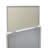 Acoustical Cubicle Mounted Privacy Panel with Large Bracket-16490277-16490273-16490268