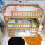 Lit superposé simple avec échelle en bois-1525643647